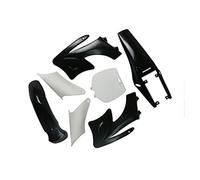 Qxryzp Kit de carénage de Garde-Boue ABS 7 pièces 2 Temps 47cc 49cc, for Apollo, Orion, for Mini, Dirt Bike Garde-Boue pour Moto(Schwarz)