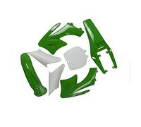 Qxryzp Kit de carénage de Garde-Boue ABS 7 pièces 2 Temps 47cc 49cc, for Apollo, Orion, for Mini, Dirt Bike Garde-Boue pour Moto(Green)