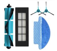Qxryzp Kit de pièces rechange for aspirateur Cecotec Conga, 3090, accessoires, consommables, filtre HEPA, brosse latérale centrale Kit de remplacement pour aspirateur robot(QH)