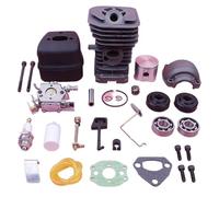 Qxryzp Kit de réparation silencieux carburateur à piston cylindrique 40 mm, for tronçonneuse Husqvarna 136137141142 530069941 530071987 Couvercle d'objectif de phare de voiture