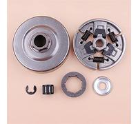 Qxryzp Kit de roulement jante pignon tambour d'embrayage 3 8 7 dents, for tronçonneuse STIHL, MS290 MS390 029 039 MS310 Kit d'embrayage pour tondeuse à gazon