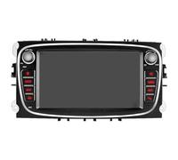 Qxryzp Lecteur vidéo multimédia autoradio, for Focus, s-max, for Mondeo, 9 Galaxy c-max Navigation GPS Android .0 sans DVD 2din 2 Din Lecteur multimédia de voiture(2G 16G black)