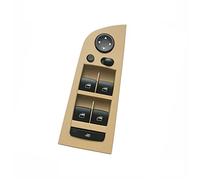 Qxryzp LHD RHD Régulateur de commutateur Levage fenêtre Porte intérieure avec Panneau Couverture extérieur Ensemble 4 pièces Garniture de poignée de porte intérieure de voitur(RHD Model A Beige)