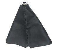 Qxryzp Manette de vitesse universelle en cuir pommeau levier manette guêtre couvercle démarrage for Galaxy, for Mondeo, 3 4 s-max c-max Pommeau de levier de vitesse(Schwarz)