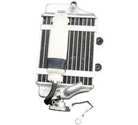 Qxryzp Radiateur de moteur, pour Xmotos, pour Apollo, pour Zongshen 150Cc 200Cc 250Cc Accessoires Refroidisseur liquide refroidissement par eau moto Module de condensateur CA(BLACK 1 Part and Tank)