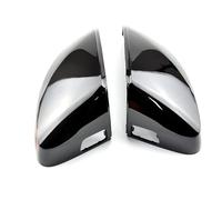 Qxryzp Rearview Mirror Covers, for, A3 Standard, S3 RS3 8V 14-20 Hatchback Sedan Coupe Replace Side Caps Carbon Black Couverture de rétroviseur de voiture(With Side Assist Bright Black)