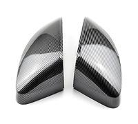 Qxryzp Rearview Mirror Covers, for, A3 Standard, S3 RS3 8V 14-20 Hatchback Sedan Coupe Replace Side Caps Carbon Black Couverture de rétroviseur de voiture(No Side Assist Carbon Fiber)