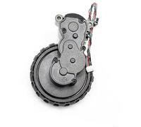 Qxryzp Roue de rechange for aspirateur robot iHome S1, Pro, V9, roue principale autovidante, compatible avec les sols en bois dur, gauche et droite Roue d'aspirateur(BLACK Left)