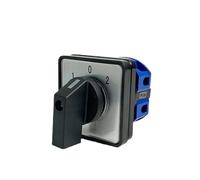 QXSJEDYCH LW26 YMW26-25/1 interrupteur à came rotatif 3 positions bouton sélecteur de changement 25A 1 pôle 4 bornes argent Contact alimentation d'usine Interrupteurs(0-1 Position)