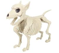 QXWD Décoration créative pour Halloween Squelette Animal Squelette Petit Loup Squelette Intérieur Extérieur Jardin Halloween