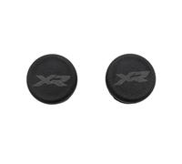 QXWRLD 2 pièces Bouchon de Couvercle de Trou de Cadre décoratif, for BMW, for F900R F900XR F900 R F900 XR F 900 R 2020 2021 2022, Embouts de Cadre de Moto Décor de kit de Prise(XR Logo)