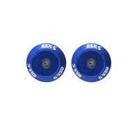 QXWRLD Accessoires, for Suzuki, for GSXS-1000F /GT GSX-S1000, for Katana, for Couvercle de Trou de Cadre Couvercle de Noyau de culbuteur Capuchon de Cadre décoratif Décor de kit de Prise(Blue Logo)