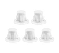QXWRLD Filtre HEPA for aspirateur de voiture, 5 pièces, cartouches d'aspirateur réutilisables, Installation et retrait faciles, accessoires for aspirateur à main Filtre de remplacement pour aspirateur