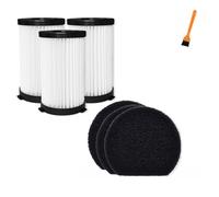 QXWRLD For MooSoo, for D600 D601, for Cecotec Conga Thunderbrush 520 560, for Ariete Handy Force 2761 2759 RBT, filtre d'aspirateur élément HEPA Filtre de remplacement pour aspirateur(SET 2)