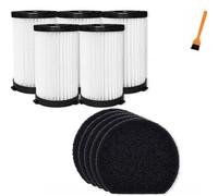 QXWRLD For MooSoo, for D600 D601, for Cecotec Conga Thunderbrush 520 560, for Ariete Handy Force 2761 2759 RBT, filtre d'aspirateur élément HEPA Filtre de remplacement pour aspirateur(SET 3)