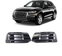 QXWRLD Insert de Lunette de calandre de Pare-Chocs Avant, for Audi, for Q5 2018 2019 2020, pièce de Rechange ABS Style de Voiture 80A807679D Cache pour feu antibrouillard Avant de véhicule