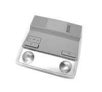 QXWRLD Lampe de lecture intérieure en forme de dôme, plafonnier de toit avant, lumière rouge, for VW, for Golf 5, for Jetta, for MK5 MK6, for Passat, B6 gris beige Lampe de lecture montée sur le toit(
