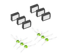 QXWRLD Nouvelle brosse principale, filtre Hepa et brosse latérale, for iRobot Roomba i7 i7 + i8 E5 E6 série I, pièces d'aspirateur, livraison gratuite Filtre de remplacement pour aspirateur(As the pic