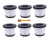 QXWRLD Remplacements de filtre HEPA d'aspirateurs, for LiDl, for Cecotec Conga Thunderbrush 820 850 650, accessoires de pièces de filtre d'aspirateur à main Filtre de remplacement pour aspirateur(6pcs