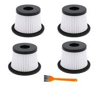 QXWRLD Remplacements de filtre HEPA d'aspirateurs lavables, for aspirateur à poignée SILVERCREST SHAZB 29.6 A1, accessoires de pièces de rechange de filtres Filtre de remplacement pour aspirateur(4pcs