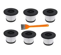 QXWRLD Remplacements de filtre HEPA d'aspirateurs lavables, for aspirateur filaire MooSoo K24 K27, accessoires de pièces de filtre Filtre de remplacement pour aspirateur(6pcs)