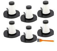 QXWRLD Remplacements de filtre HEPA for aspirateurs lavables, for aspirateur filaire MooSoo LT450, accessoires de pièces de filtre Filtre de remplacement pour aspirateur(6pcs)