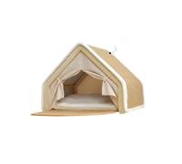 QXWYBYQGW Nid for Chat, Maison de Villa Chaude d'hiver, Coquille, Sac Couchage Semi-fermé, Planche à gratter, ne Laisse Pas Tomber Les déchets(64x50x49cm)