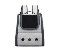 QXWYBYQGW Sac à Dos for Animaux de Compagnie, Grande capacité, Portable, for Chats et Chiens, idéal for Les Voyages(Gray)