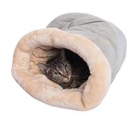 QXWYBYQGW Sac De Couchage Semi-fermé for Chat, Automne Et Hiver, Nid Chaud for Animaux De Petite Et Moyenne Taille, Démontable Et Lavable