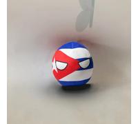 QXXKJDF 7,9 po 3,9 po Balles de Campagne, Peluche, Allemagne, Fidji, Congo, Mexique, Canada, Congo, Jouets en Peluche, Balle de Campagne(Cuba,7.8in)