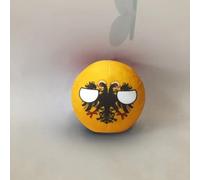 QXXKJDF 7,9 po 3,9 po Balles de Campagne, Peluche, Allemagne, Fidji, Congo, Mexique, Canada, Congo, Jouets en Peluche, Balle de Campagne(DE2,3.7in)