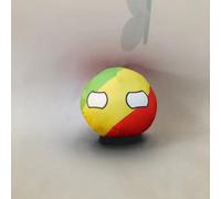 QXXKJDF 7,9 po 3,9 po Balles de Campagne, Peluche, Allemagne, Fidji, Congo, Mexique, Canada, Congo, Jouets en Peluche, Balle de Campagne(CGO,7.8in)