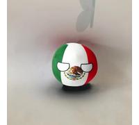 QXXKJDF 7,9 po 3,9 po Balles de Campagne, Peluche, Allemagne, Fidji, Congo, Mexique, Canada, Congo, Jouets en Peluche, Balle de Campagne(Mexico,3.7in)