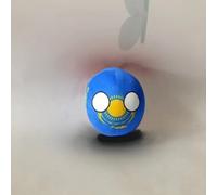 QXXKJDF 7,9 po 3,9 po Balles de Campagne, Peluche, Allemagne, Fidji, Congo, Mexique, Canada, Congo, Jouets en Peluche, Balle de Campagne(Hashakstan,3.7in)