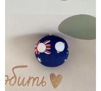 QXXKJDF Balles polonaises de 20 cm et 9 cm, Balle Country, Japon, Ukraine, États-Unis, Mexique, Peluche, balles Country(Australia1,3.7in)