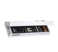 QXYOGO étagère Secrète,étagère avec Compartiment Secret Coffre de Rangement décoratif avec Compartiment Secret(White)