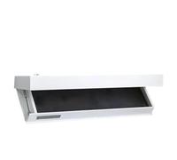 QXYOGO étagère Secrète,étagère avec Compartiment Secret Étagère Murale à Rabat avec Compartiment Secret caché Panneau Mural Compartiment for Salon ou Bureau(White)