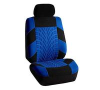 QXYOGO Housses de Siège Voiture Universelle Couverture de siège Voiture Set PERSONALITÉ UNIVERNALITÉ Tire SPECKING Accessoires DE CYSTAGE Auto INTITION 2/4 / 9PCS(2pcs Blue)