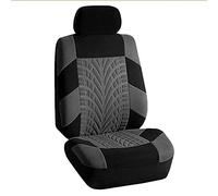 QXYOGO Housses de Siège Voiture Universelle Couverture de siège Voiture Set PERSONALITÉ UNIVERNALITÉ Tire SPECKING Accessoires DE CYSTAGE Auto INTITION 2/4 / 9PCS(2pcs Grey)