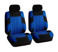 QXYOGO Housses de Siège Voiture Universelle Couverture de siège Voiture Set PERSONALITÉ UNIVERNALITÉ Tire SPECKING Accessoires DE CYSTAGE Auto INTITION 2/4 / 9PCS(4pcs Blue)