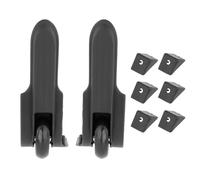 QXYOGO Roulette Valise, Roue Valise Remplacement Kit de Remplacement Roue Bagage Noir Robuste et Durable Facile à Installer démonter résistant l'usure