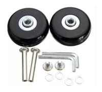 QXYOGO Roulette Valise, Roue Valise Remplacement Lot de 2 Paires roulettes Rechange for valises Voyage, diamètres d'axe: 40mm/45mm/50mm/60mm(45mm)