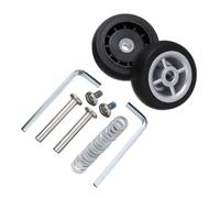 QXYOGO Roulette Valise, Roue Valise Remplacement Lot de 4 roulettes universelles Rechange for valises, Portables et durables, Accessoires réparation avec vis(50mm x 17mm)
