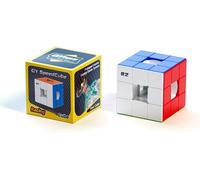 QY Toys 3x3 Hollow Speed Cube-57mm Stickerless Hollow Core Racing Cube,Ultra-Smooth & Stable Lightweight Design for Enhanced Speedcubing Performance