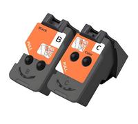 QY6-8002 QY6-8018 Cartouche D’Encre Compatible Avec Canon Pixma Imprimante Jet D’Encre Avec Puce Pour Impression Maison Bureau G1400 G1410 G2400 G2410 G3400 G3410 G4400 G4410(1Black 1Color)