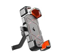 QYCJKL Support Telephone Moto pour Aprilia SXR 50 2021 2022 2023 2024, Porte Téléphone Vélo Rotatif à 360°, Support de Téléphone de Moto pour Téléphone Portable de 4,7 à 7,2 Pouces,B-Orange