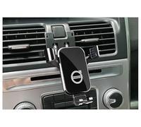 QYCJKL Support Telephone Voiture pour Volvo XC60 2009 2010 2011 2012 2013 2014-2017, Porte Telephone Voiture, 360° Rotation Support Voiture Réglable, Ultrastable Accroche Téléphone Voiture,A Black