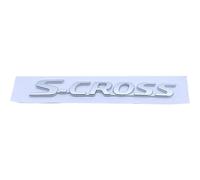 QYCJKL Voiture Emblèmes pour Suzuki S Cross, Sticker Autocollant pour Voiture, Emblème Badge Décoration, Insigne de Coffre Grille Avant Arrière Voiture Lettre