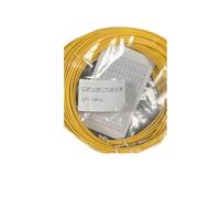 QYCWHXVDF Câble de raccordement à fibres 10 pièces, 1/2/3/5M, 2 fibres duplex, LC/UPC à LC/UPC, OS2 monomode, jaune à tampon serré(10 PCS 3M(10ft))