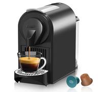 QYDZSHOP Machine À Café, Machine À Expresso, Compatible avec 99% des Capsules Nespresso, Réservoir d'eau Amovible De 800 ML, Pompe Italienne ODE 20 Bars,